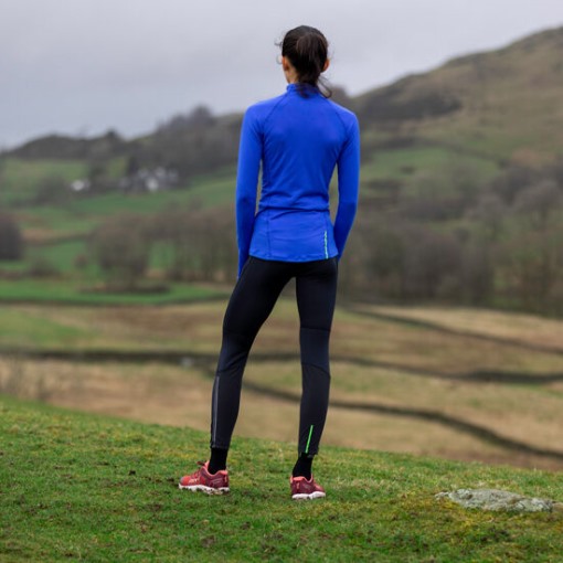 Blue Inov-8 Train Elite Long Sleeve Half Zip Mid Layer Women's Blue Inov-8 Train Elite Long Sleeve Half Zip Mid Layer Women's