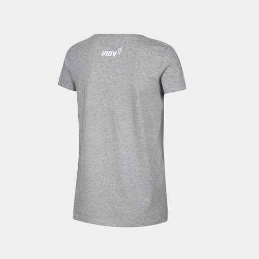 Organic Cotton T-Shirt ''Inov-8'' Women's Light Grey Organic Cotton T-Shirt ''Inov-8'' Women's Light Grey