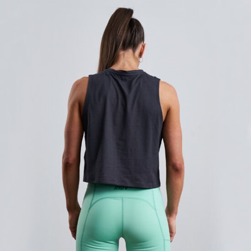 Graphite Inov-8 F-Lite Cropped Tank Women's Graphite Inov-8 F-Lite Cropped Tank Women's