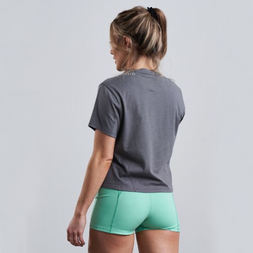 Inov-8 F-Lite Cropped Tee Women's Grey Inov-8 F-Lite Cropped Tee Women's Grey