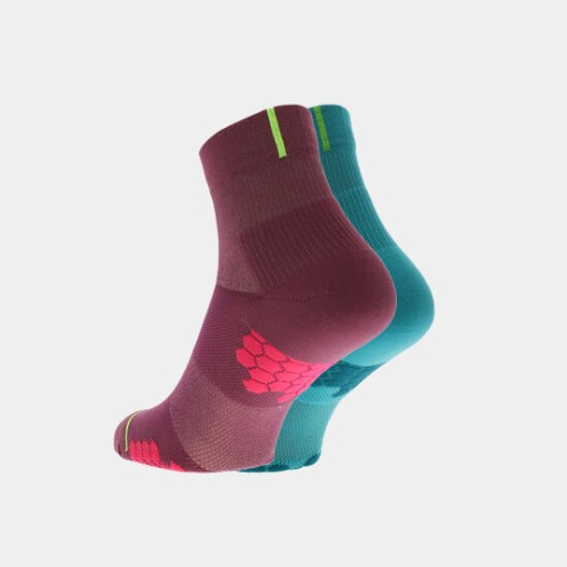 Inov-8 Teal-Purple Trailfly Sock Mid Women's (Twin Pack) Inov-8 Teal-Purple Trailfly Sock Mid Women's (Twin Pack)