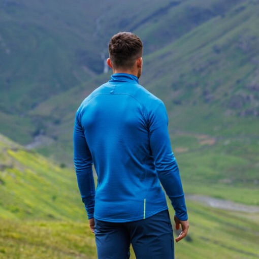 Inov-8 Venturelite Mid Half Zip Men's Blue Inov-8 Venturelite Mid Half Zip Men's Blue