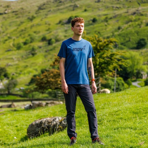 Navy Graphic T-Shirt Short Sleeve ''Inov-8'' Men's Navy Graphic T-Shirt Short Sleeve ''Inov-8'' Men's